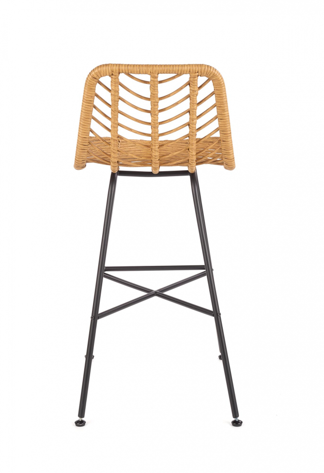 Barstol 'Cane' - Natur/Svart