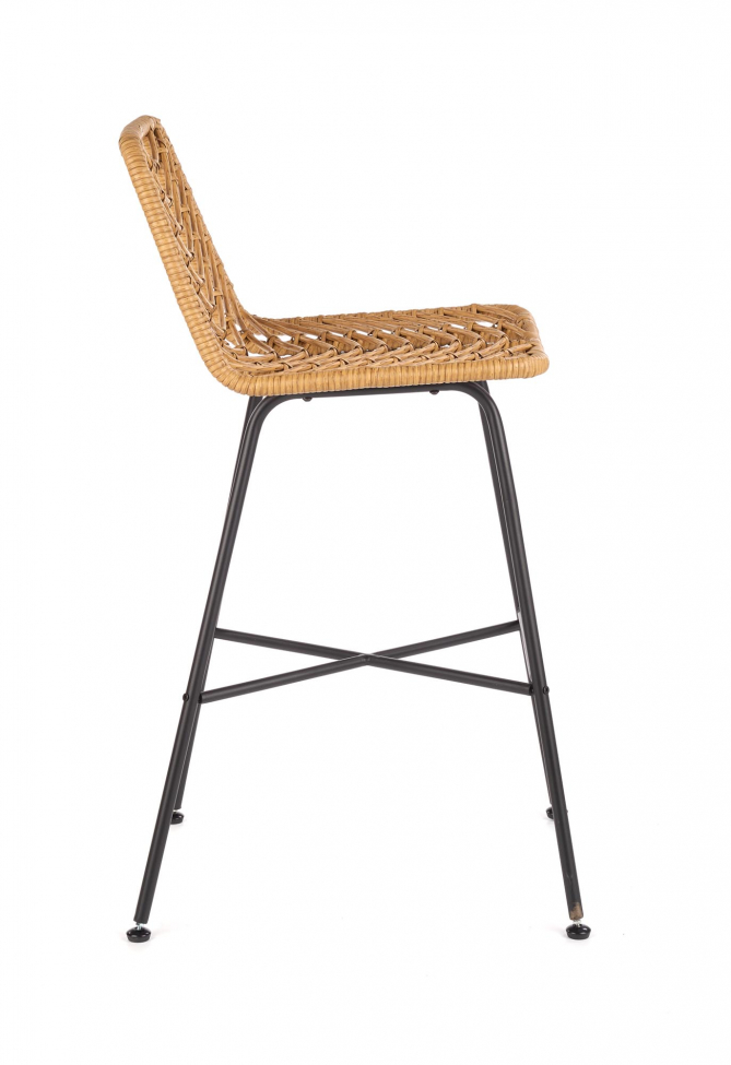 Barstol 'Cane' - Natur/Svart