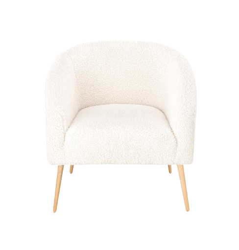 fåtölj 'lugnet' - creme/natur