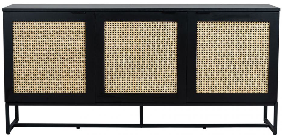 sideboard 'sailor' - svart/natur