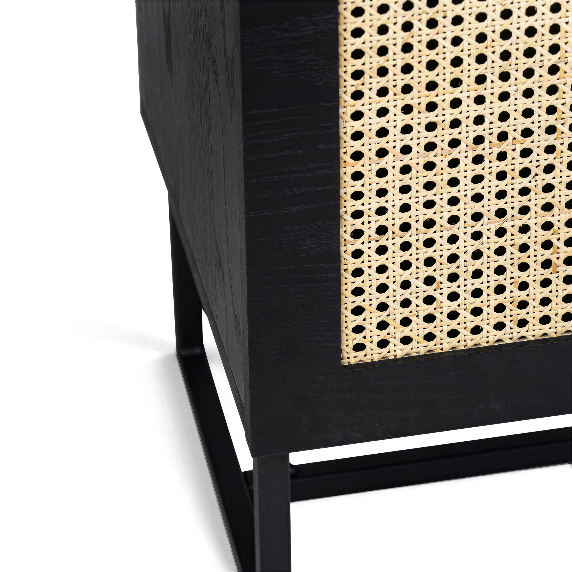 Sideboard 'Sailor' - Svart/Natur