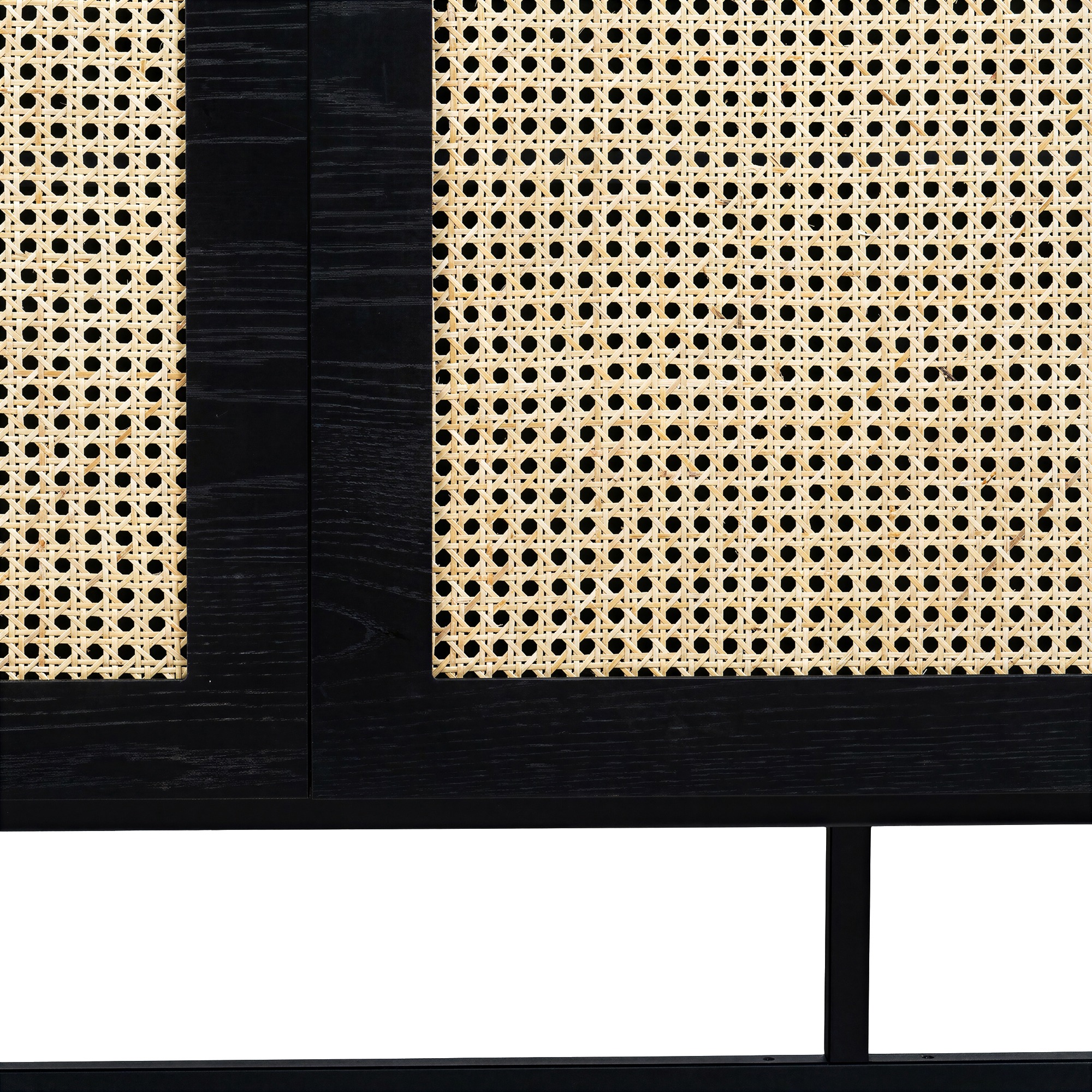 Sideboard 'Sailor' - Svart/Natur