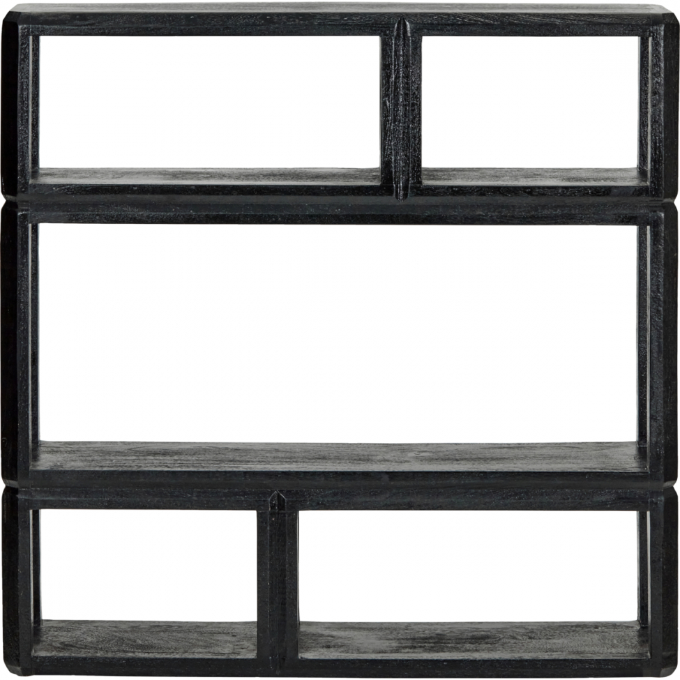 Hylla 'Mono' 90x90cm - Svart
