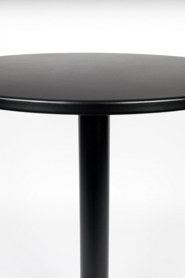 Bistro bord 'Maze' Runt 70cm - Svart