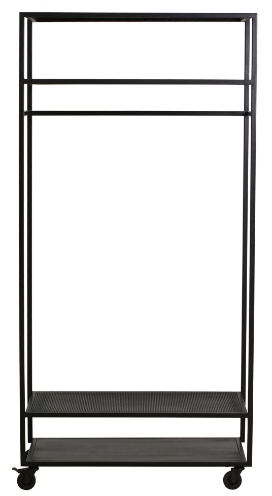 garderobshylla 'malta' - svart