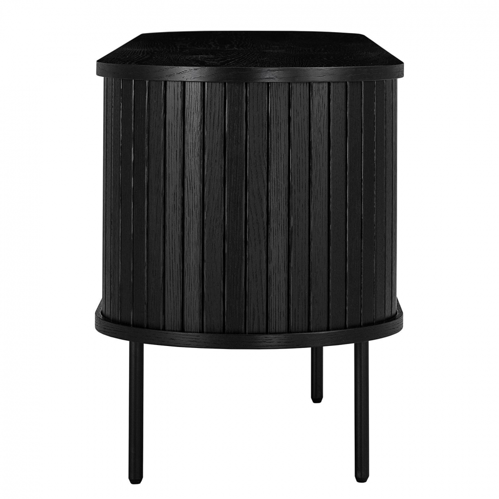 Tv-bänk 'Holmvik' - Svart