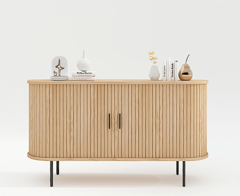 Sideboard 'Holmvik' - Natur/Svart