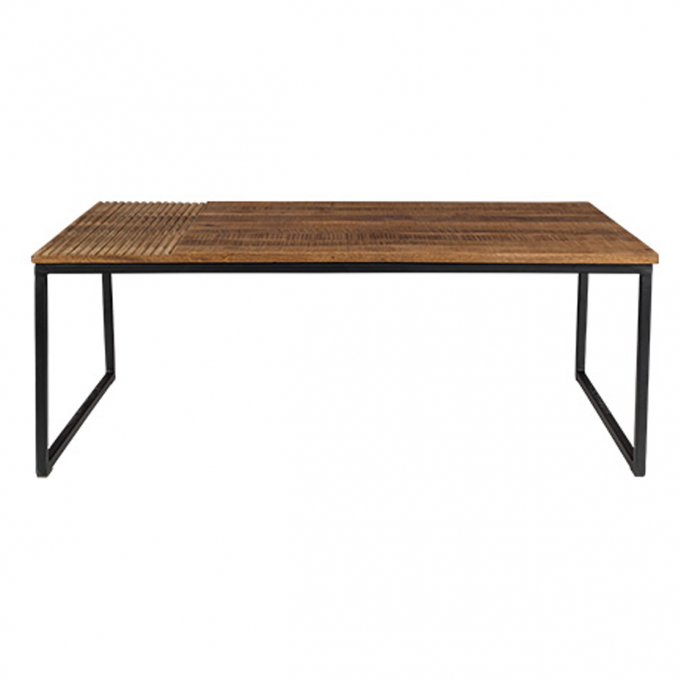 soffbord 'randi' - natur/svart