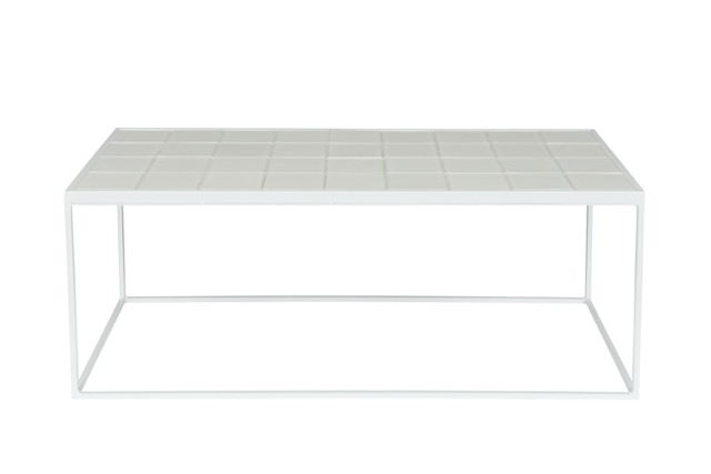 soffbord 'glazed' 43x93 - vit