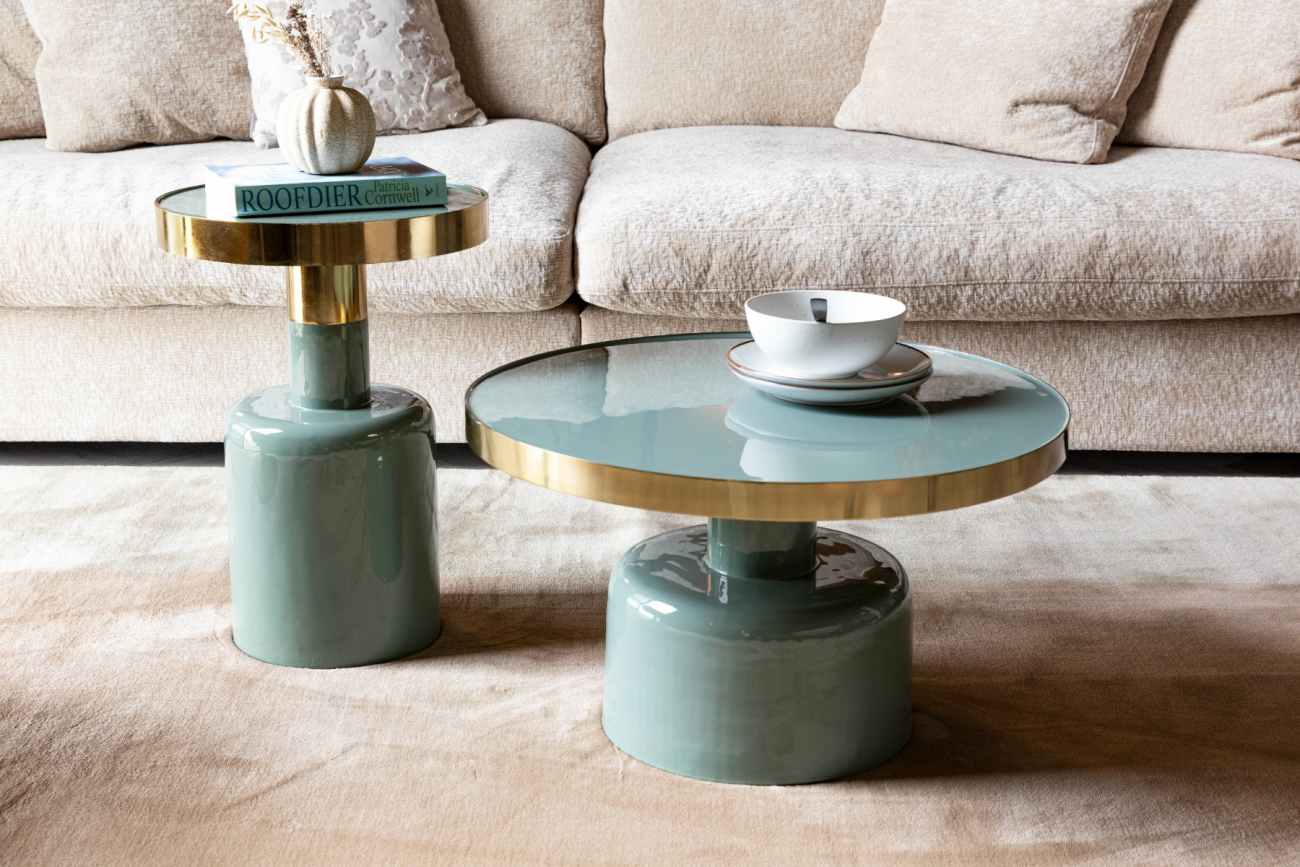 Sidobord 'Glam ' - Green
