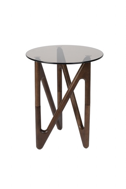 sidobord 'naia' 40x40 - brun