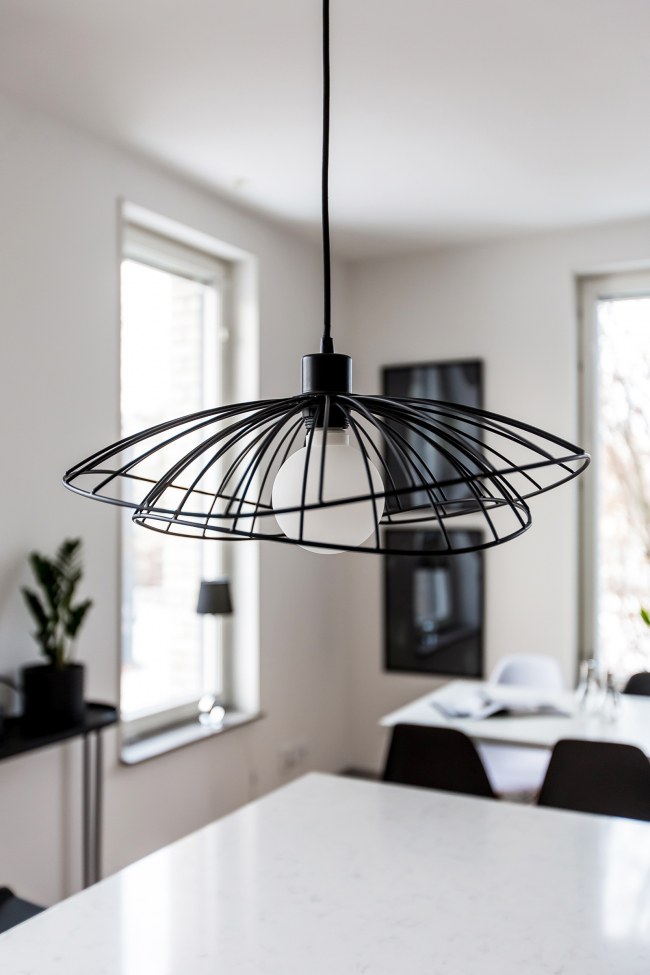 Taklampa 'Ray' Svart 45cm Taklampa 'Ray' Svart 45cm