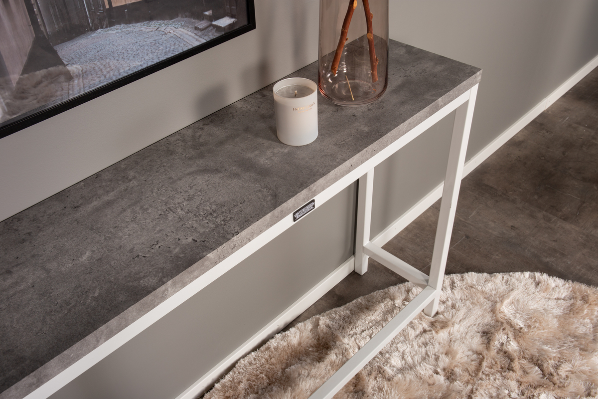 Sidobord 'Ransäter' 30x110 - Vit