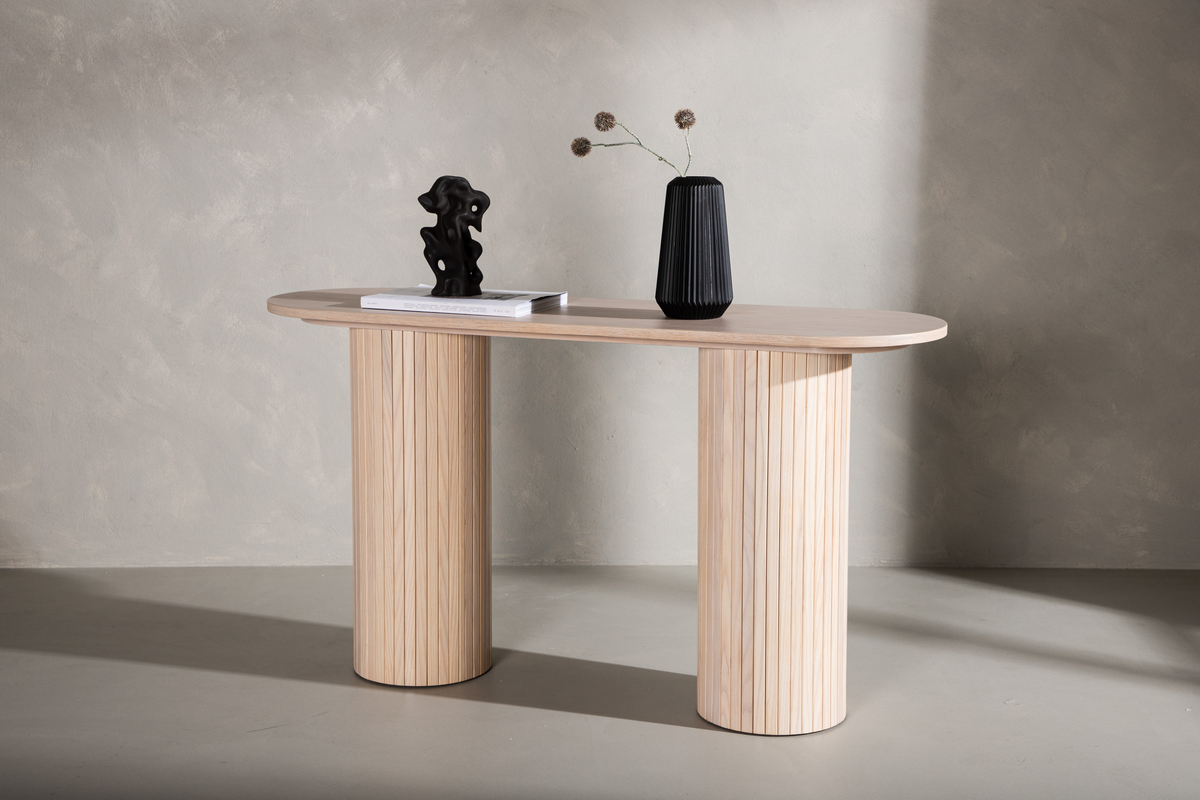 Sidobord 'Barkaby' 40x130cm - Beige