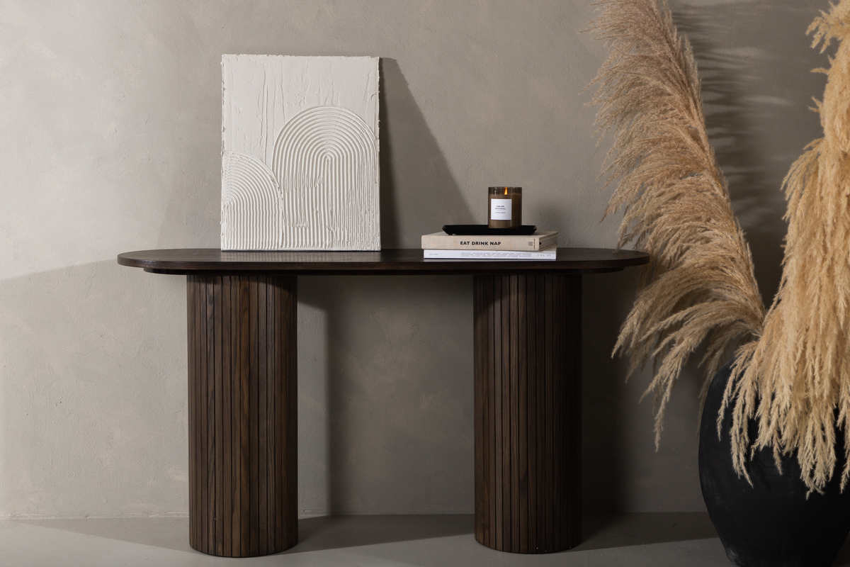 Sidobord 'Barkaby' 40x130cm - Brun