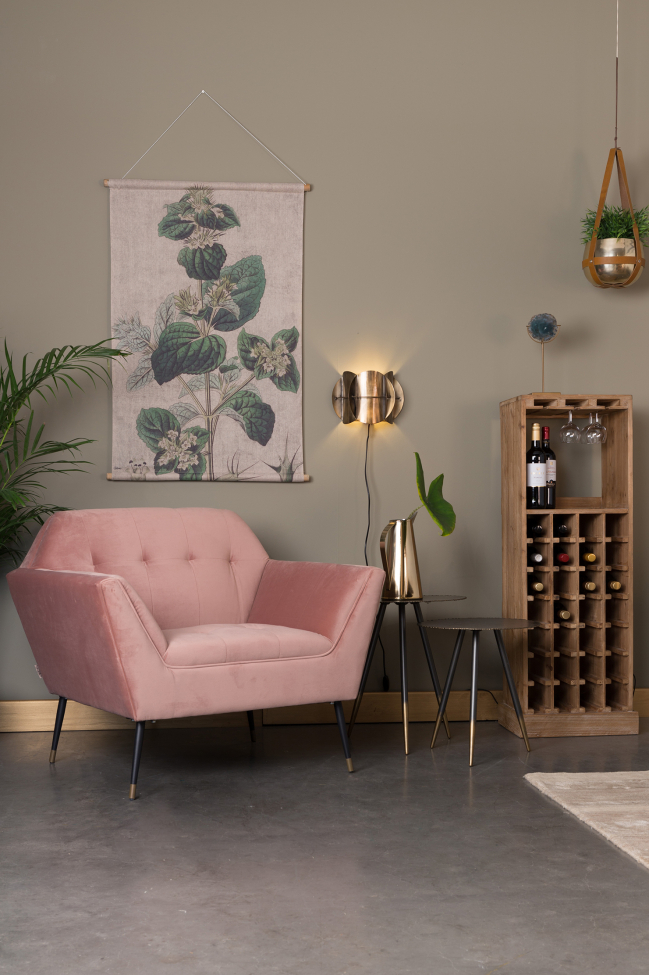 Fåtölj 'Kate' - Rosa