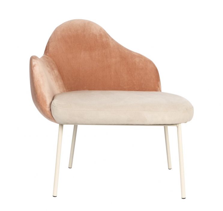 fåtölj 'friuli' - gammelrosa