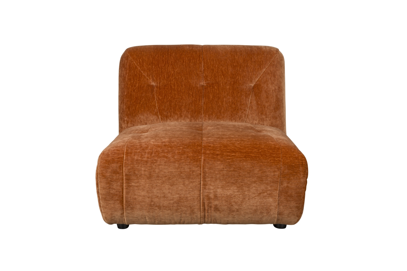 Soffa 'Giada' 1-sits - Terra