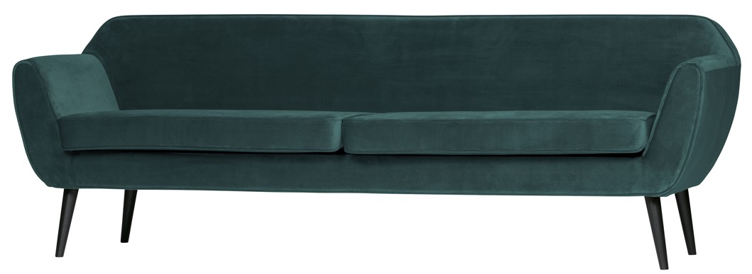 Soffa 'Rocco' - Petrol/Sammet