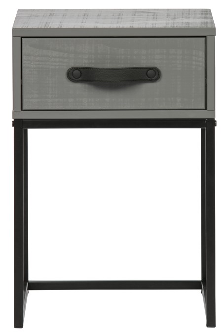 sängbord 'morris' - grå