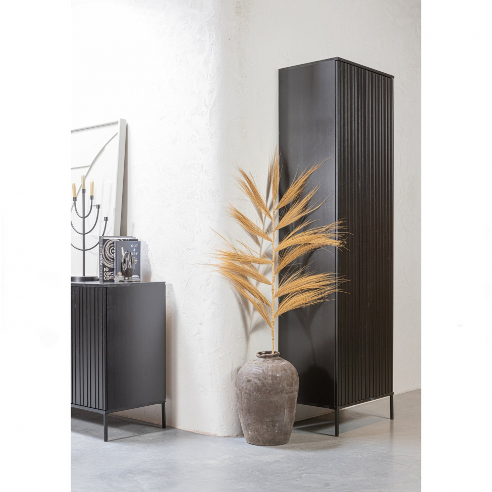 Sideboard ‘New Gravure’ 200 cm - Svart/Svart