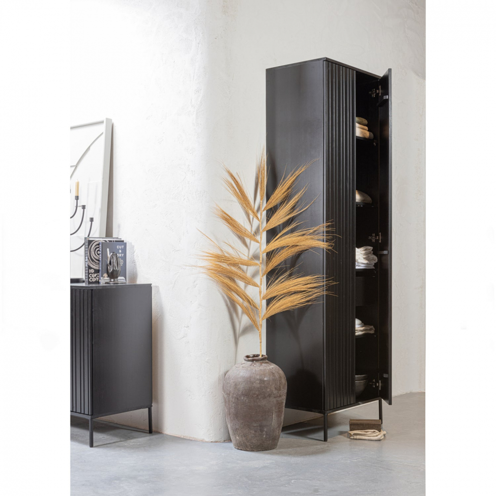 Sideboard ‘New Gravure’ 200 cm - Svart/Svart