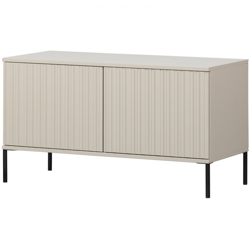 tv-bänk ‘new gravure’ 100 cm - beige/svart