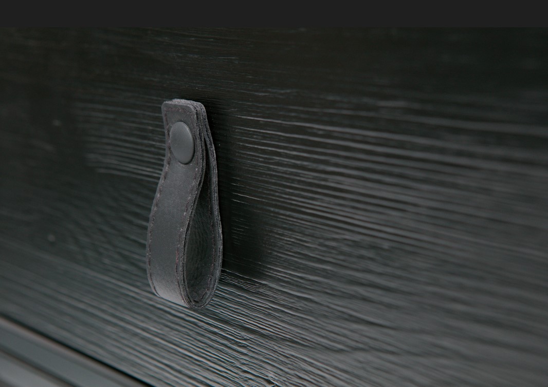 Sängbord 'Zola' låda - Svart