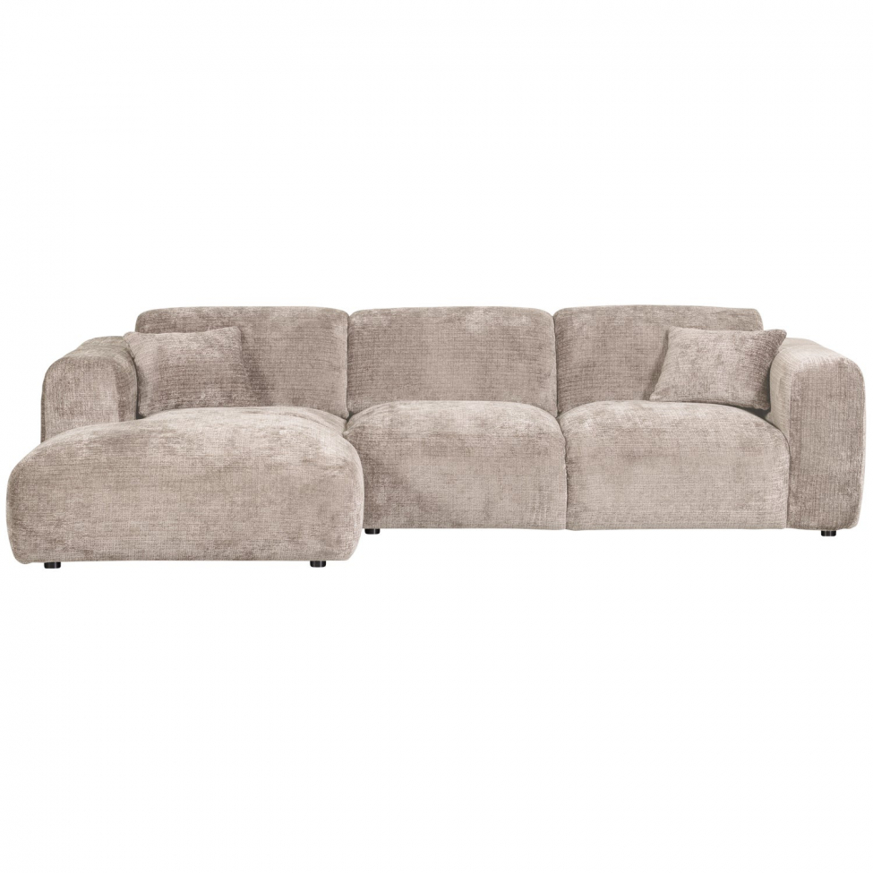 Soffa ‘Cloud’ 3-sits schäslong vänster - Grå