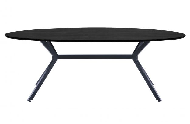 matbord 'bruno' 220x100cm - svart