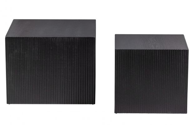 Sidobord 'Sanne' 2 st - Svart