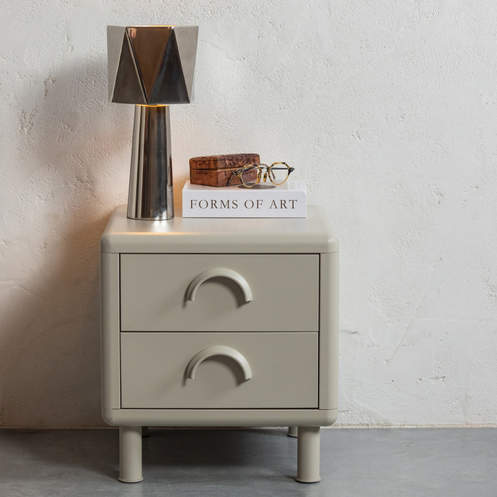 Sängbord 'Rune’ - Beige