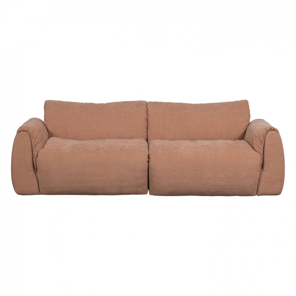Soffa ‘Baggy’ 2-sits - Brun/Rosa