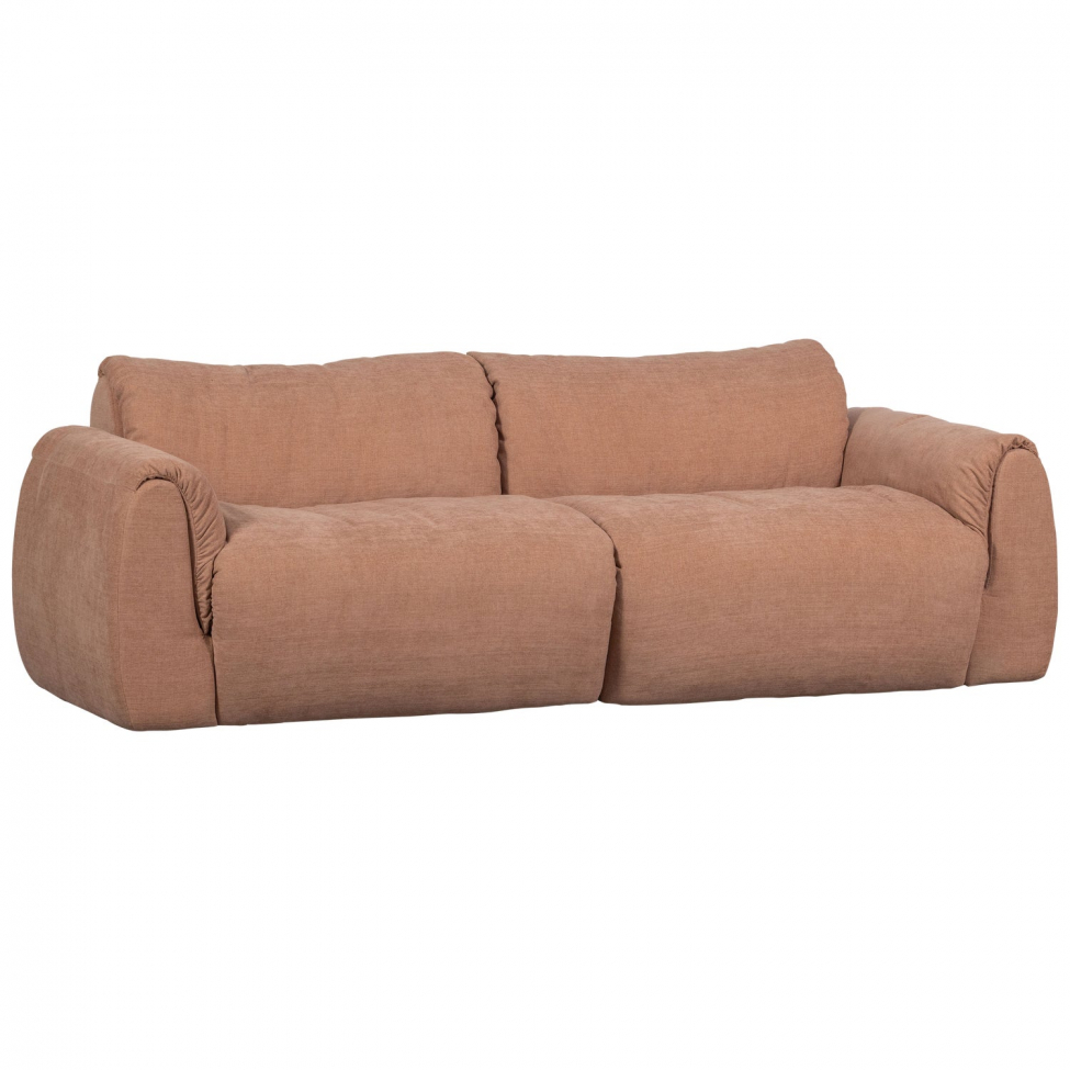 Soffa ‘Baggy’ 2-sits - Brun/Rosa