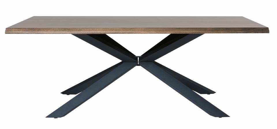 Matbord 'Sicily' 200x100cm - Mörk ek