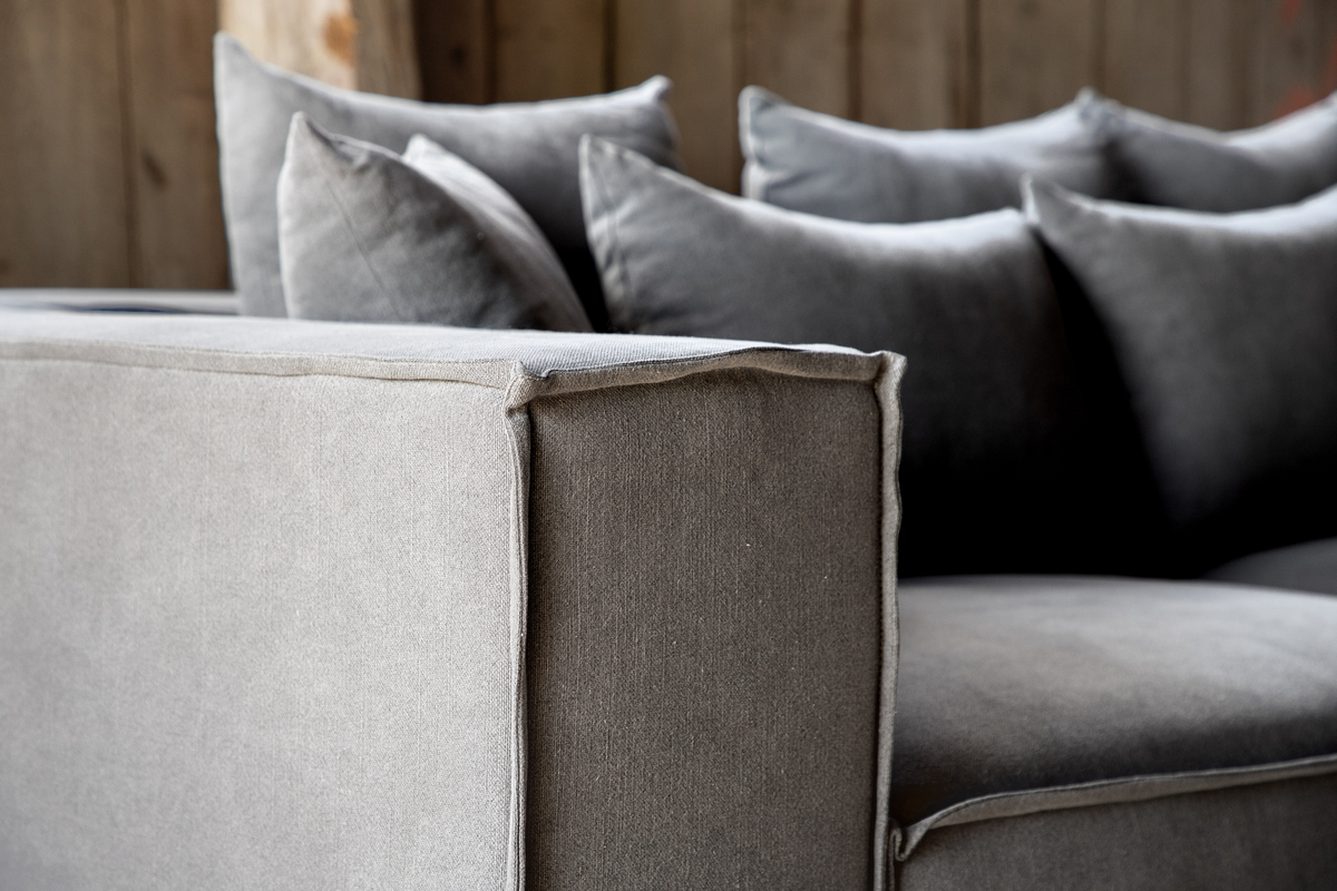 Soffa 'Gällivare' 3-sits - Grå