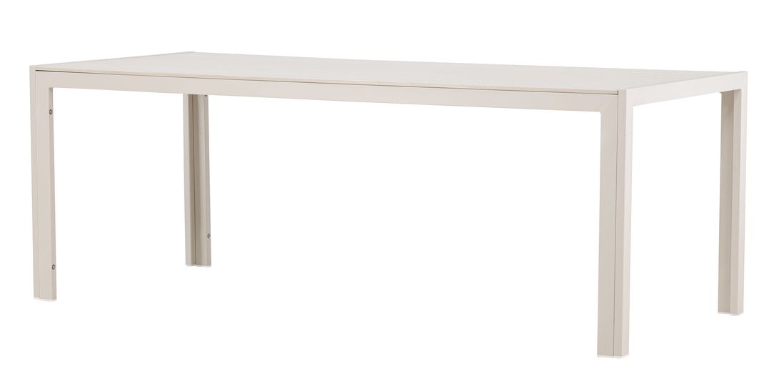 Trädgårdsbord 'Noto' 205x90cm - Beige