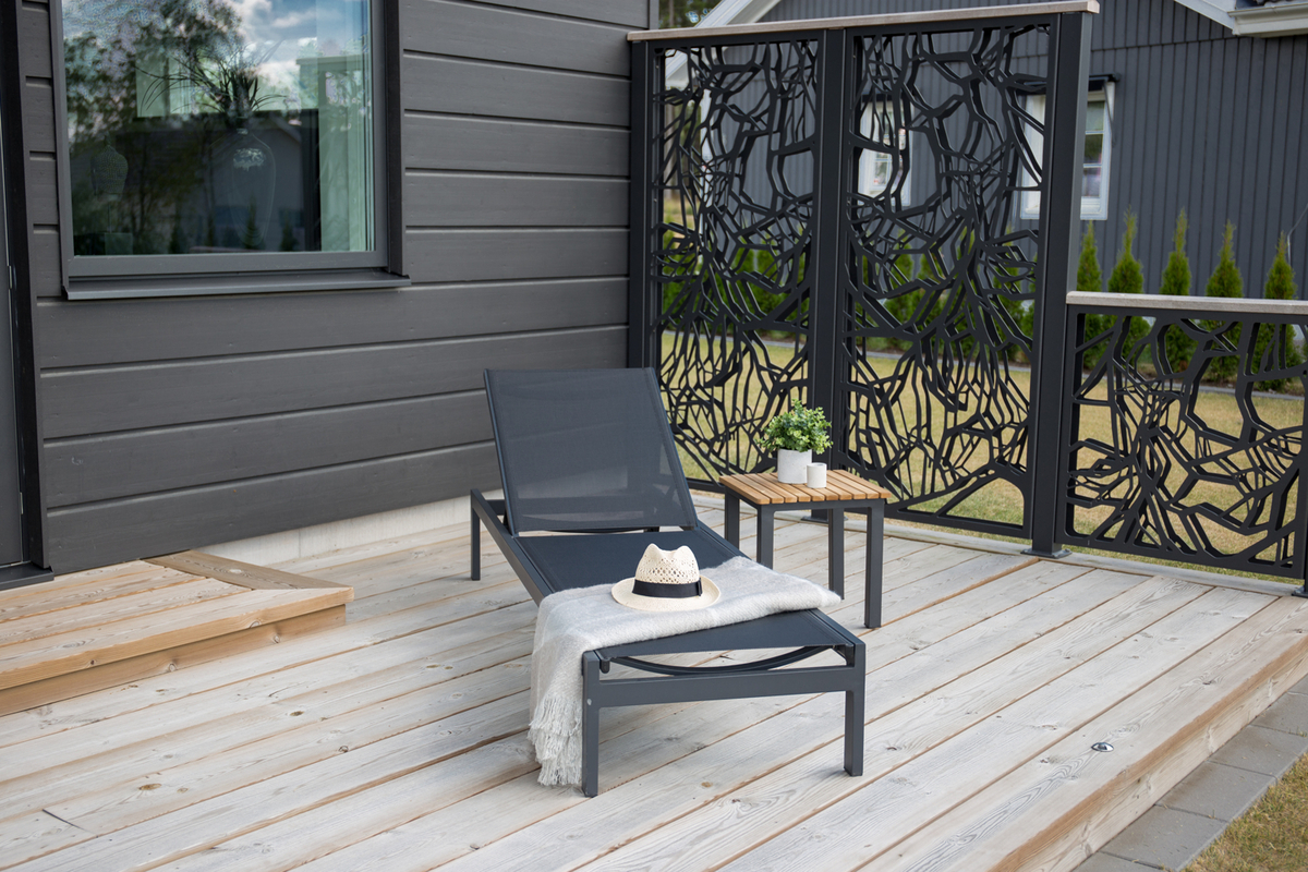 Solstol 'Skurup' - Svart