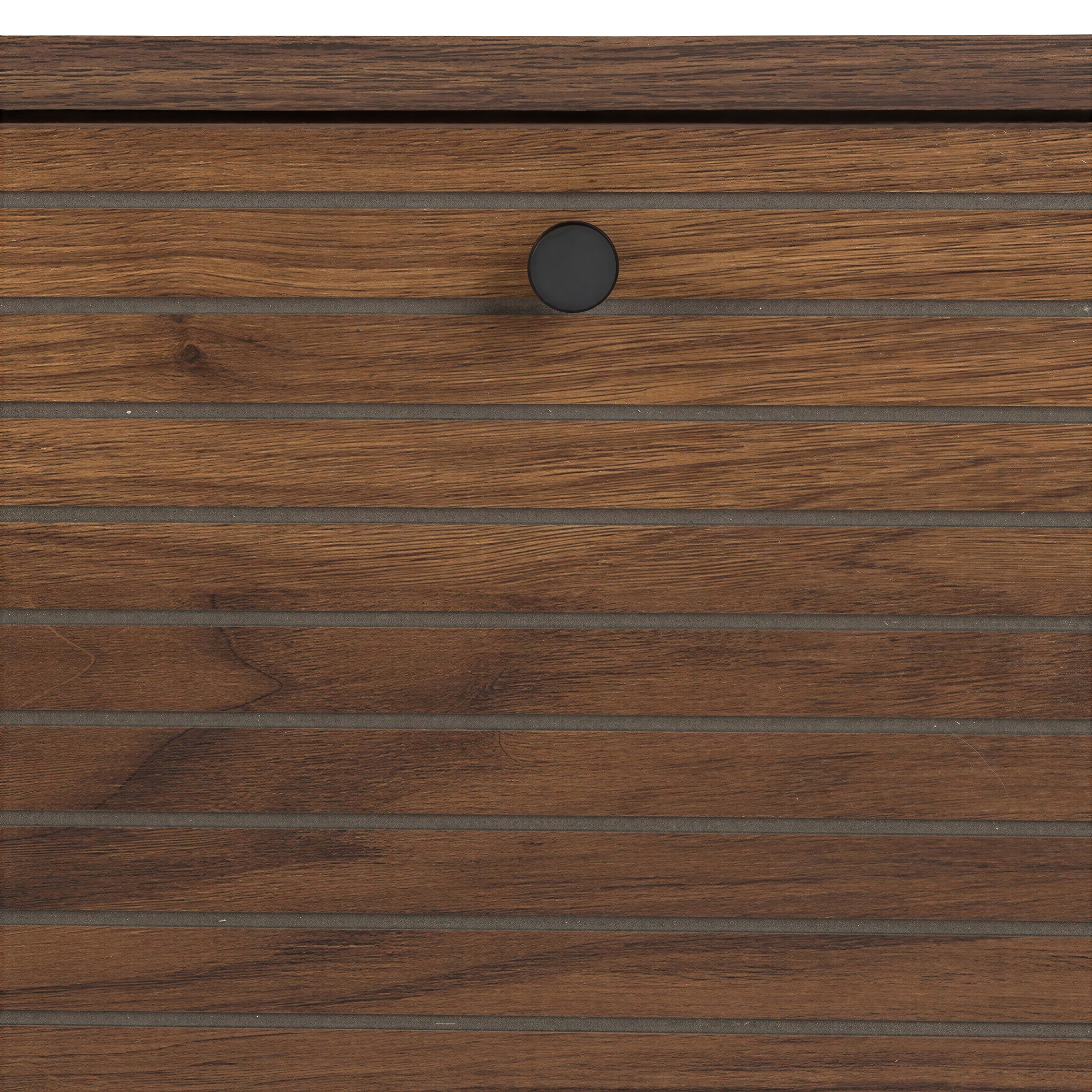 Sidobord 'Stripes Low' 120x42x50 cm - Brun