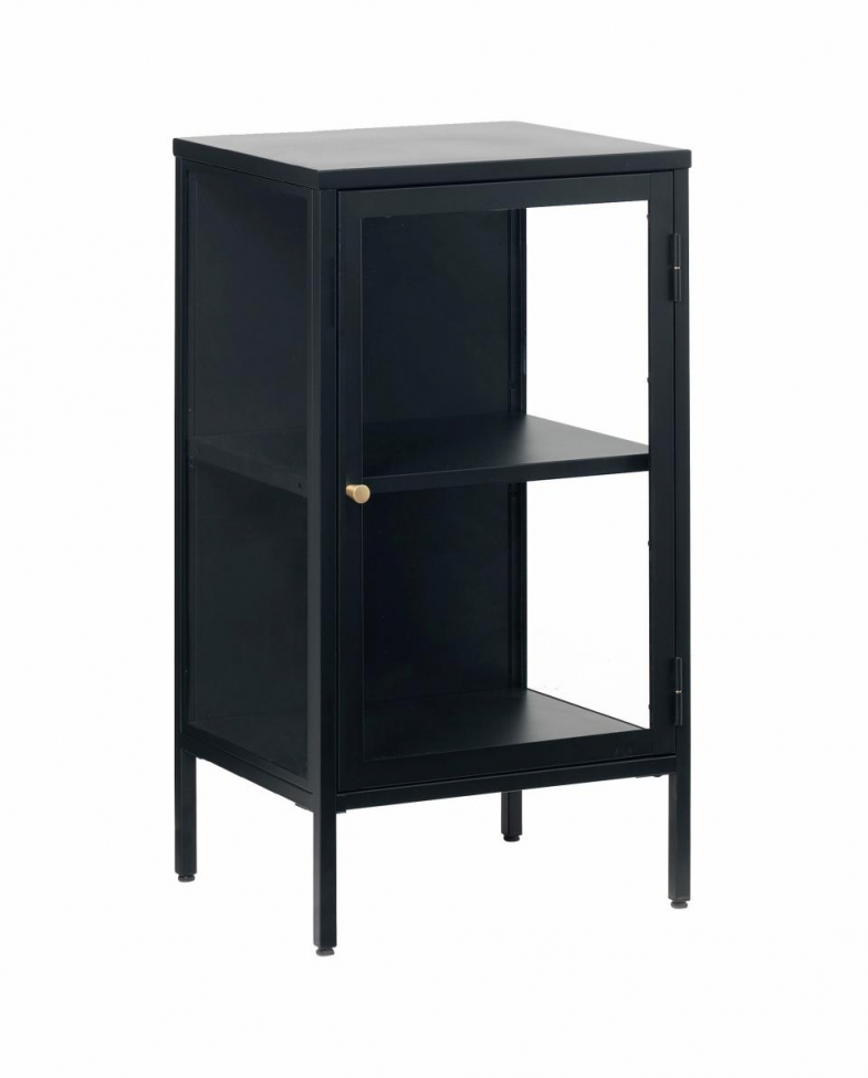 Sideboard 'Hagavik' 1 sektion - Svart/Mässing