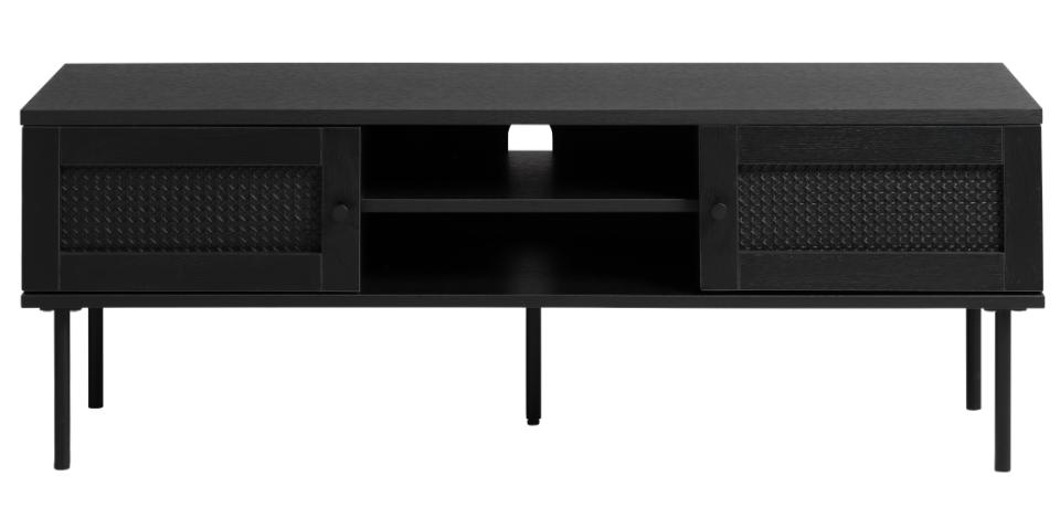 Tv-bänk 'Monte' - Svart