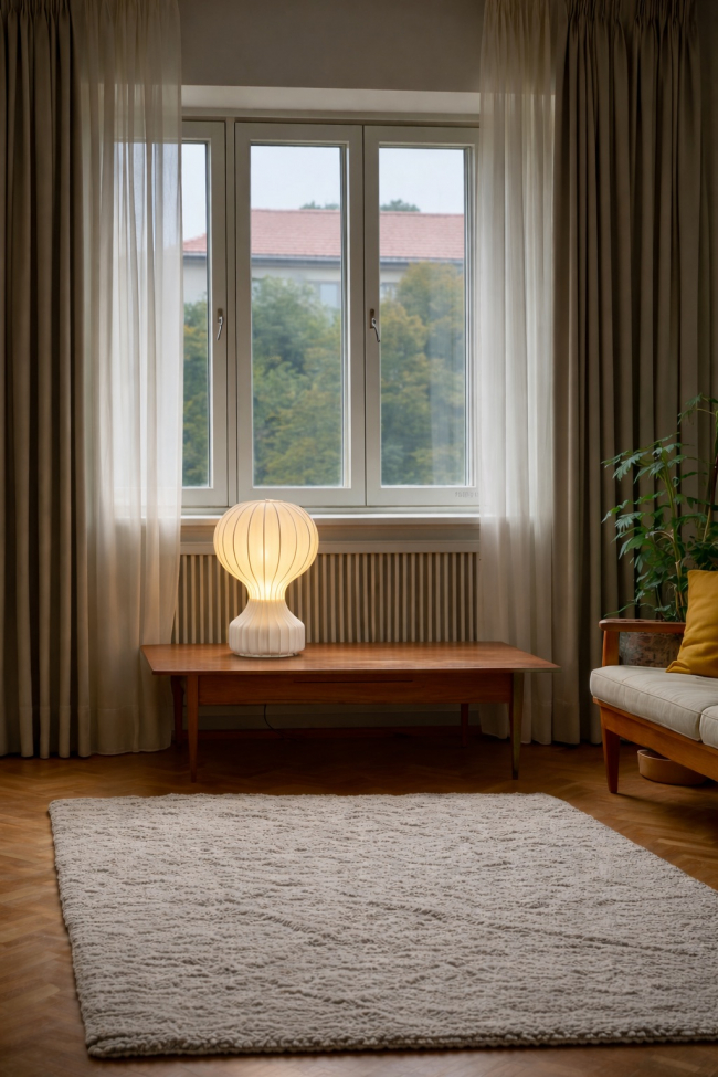 Lampa 'Senigallia' M - Vit