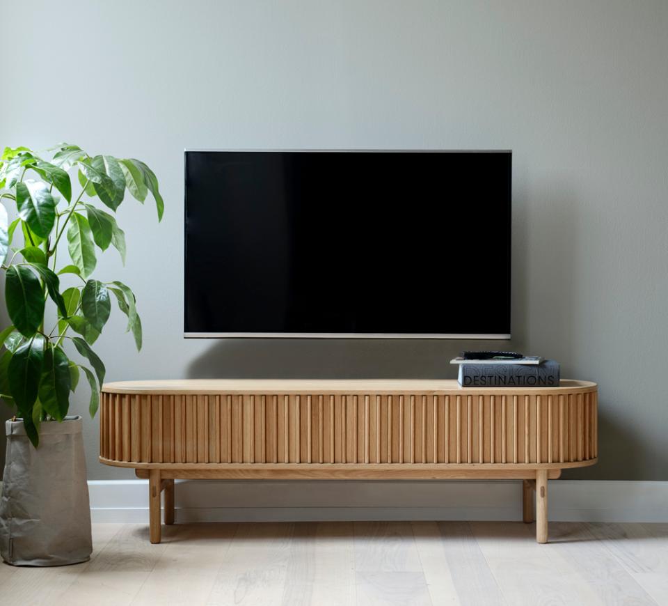 Tv-bänk 'Lomma' - Ek