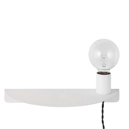 Vägglampa med hylla Vit Reforma Sthlm Vägglampa med hylla Vit Reforma Sthlm