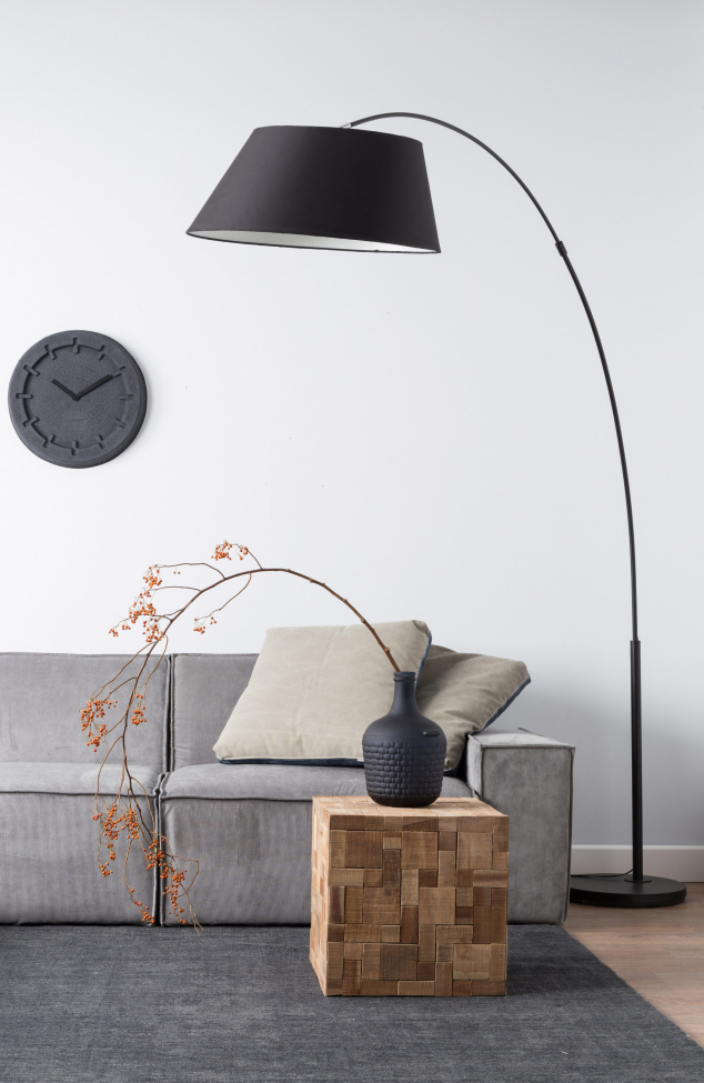 Golvlampa 'Arc' - Vit