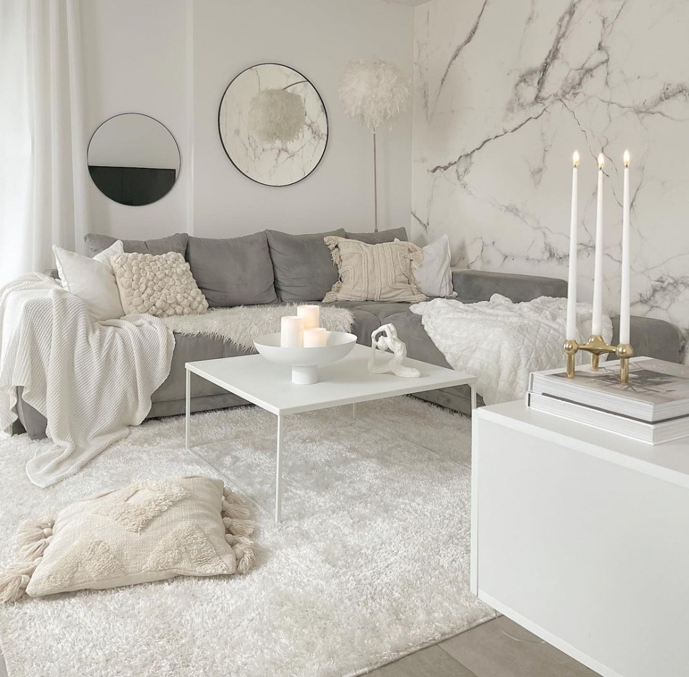 Matta 'Cosy' 200x300cm - Vit