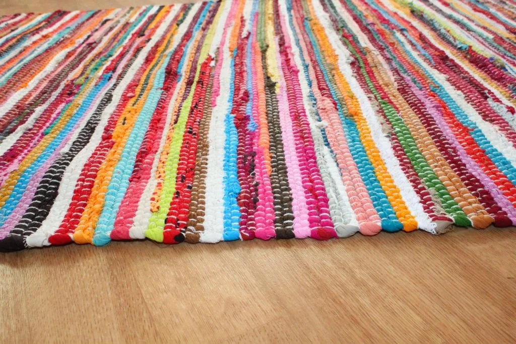 Trasmatta 'Happy' 60x110cm - Multifärgad