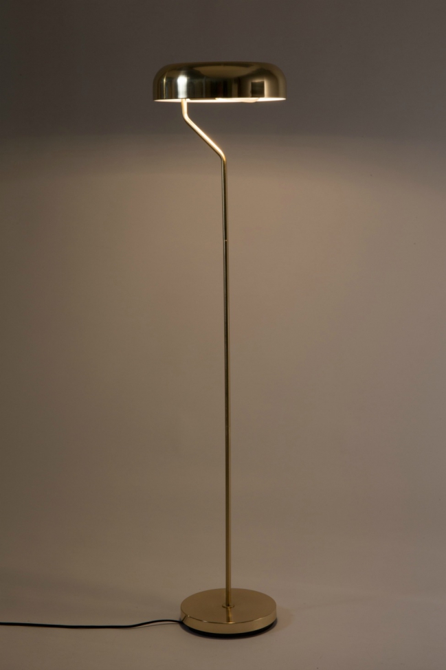 Golvlampa 'Eclipse' - Mässing