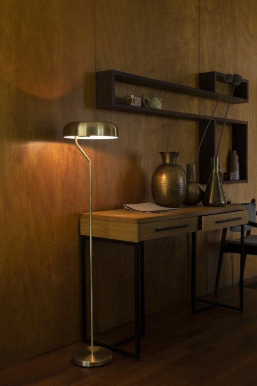 Golvlampa 'Eclipse' - Svart