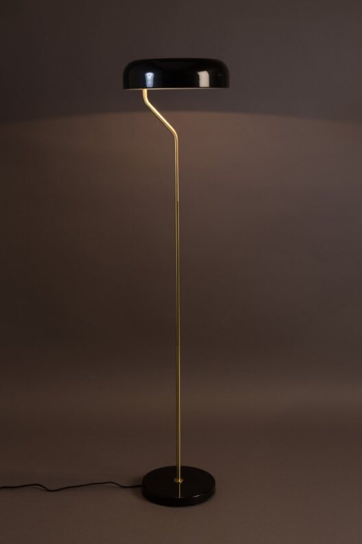 Golvlampa 'Eclipse' - Svart
